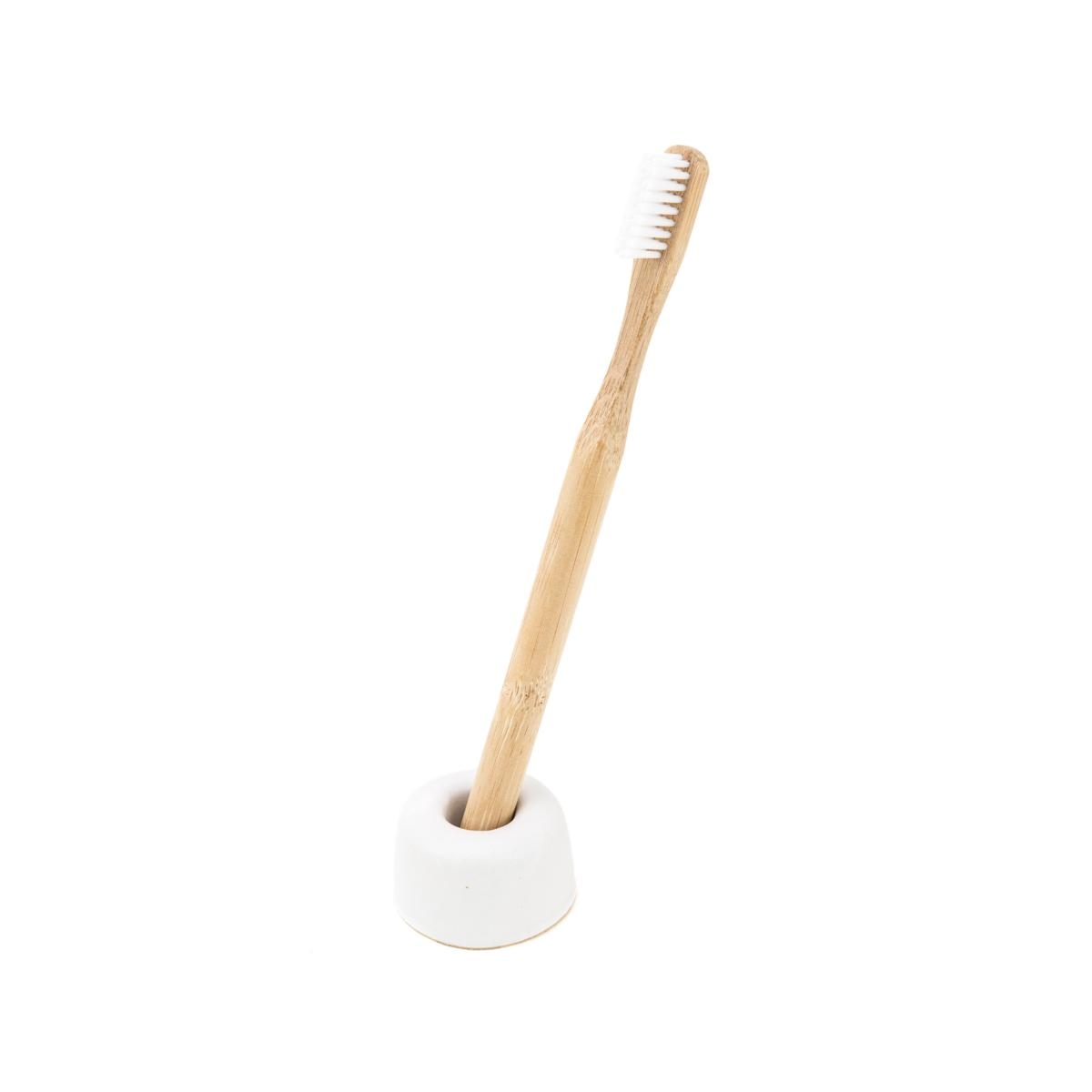 Support de brosse à dents blanc