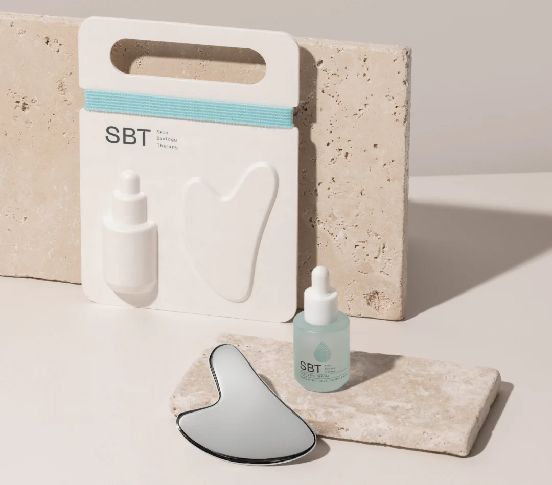 Coffret cadeau Mini Cell Life Serum & Gua Sha