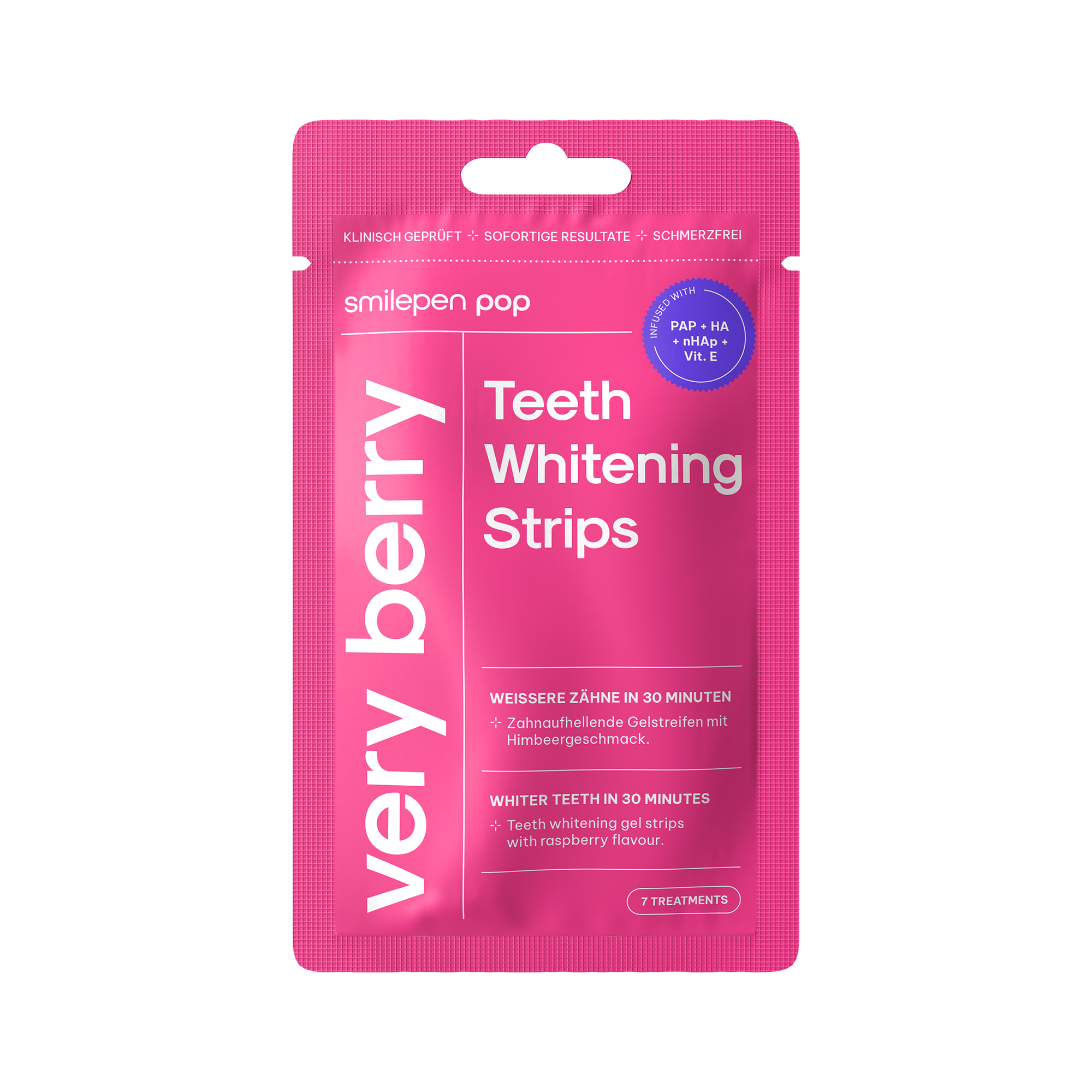 Pop "Very Berry" Teeth Whitening Strips
