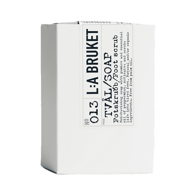 L_A-BRUKET-NO-013-BAR-SOAP-FOOT-SCRUB-PEPPERMINT No. 013 Savon Bar Gommage pour les Pieds Menthe