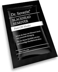 download-70HyI1XMExV5ZF Schwarze Verpackung der Dr. Severin Peel-Off-Maske zur Mitesserentfernung.