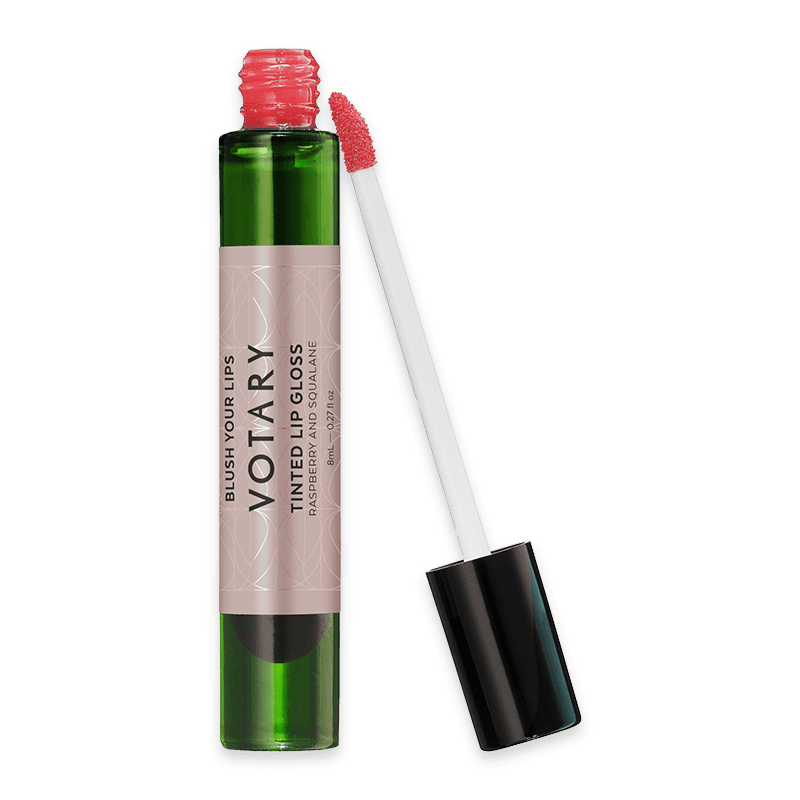 votary-tinted-lip-gloss-raspberry-squalane-8ml_optimized Gloss à lèvres teinté, framboise et squalane 8ml