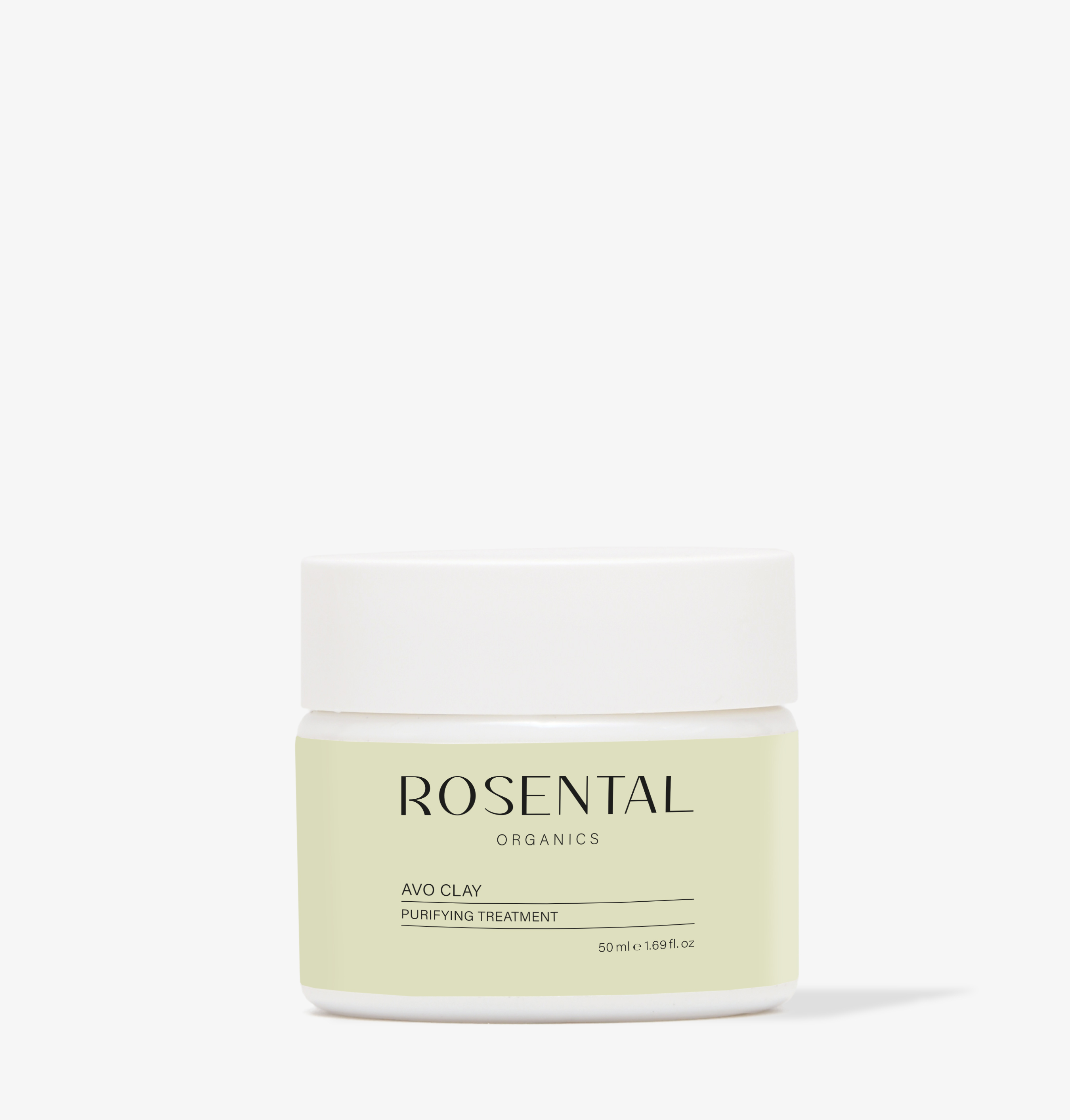 4260576411174 Rosental Organics Avo Clay Purifying Treatment, 50 ml, auf weißem Hintergrund.