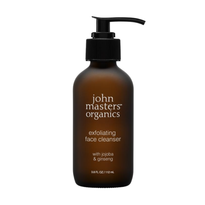 JOHN-MASTERS-ORGANICS-EXFOLIATING-FACE-CLEANSER-WITH-JOJOBA-GINSENG-1 Nettoyant exfoliant pour le visage avec Jojoba + Ginseng