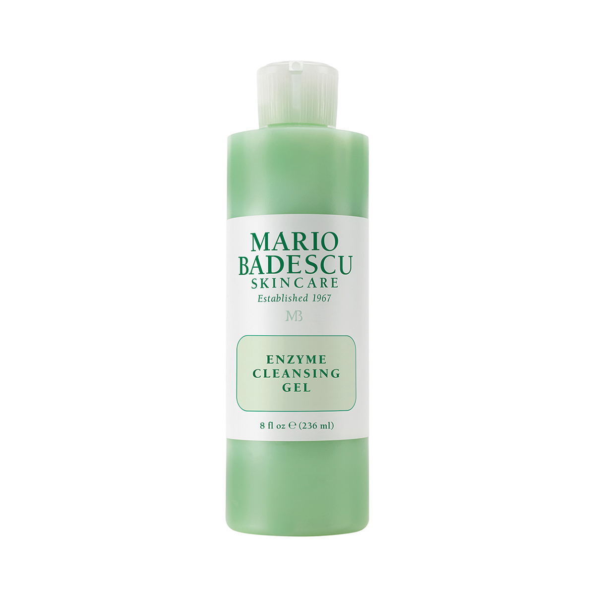 01407_0 Grüne Flasche mit Mario Badescu Enzyme Cleansing Gel, 236 ml.