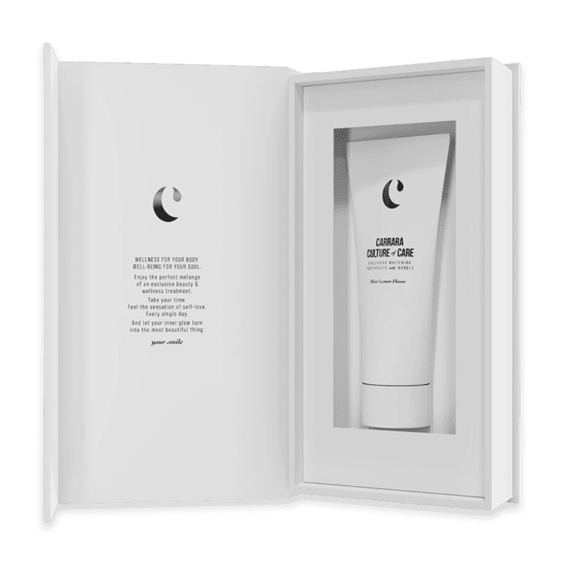 Carrara Culture of Care dentifrice 75ml – Dentifrice blanchissant éclaircissant