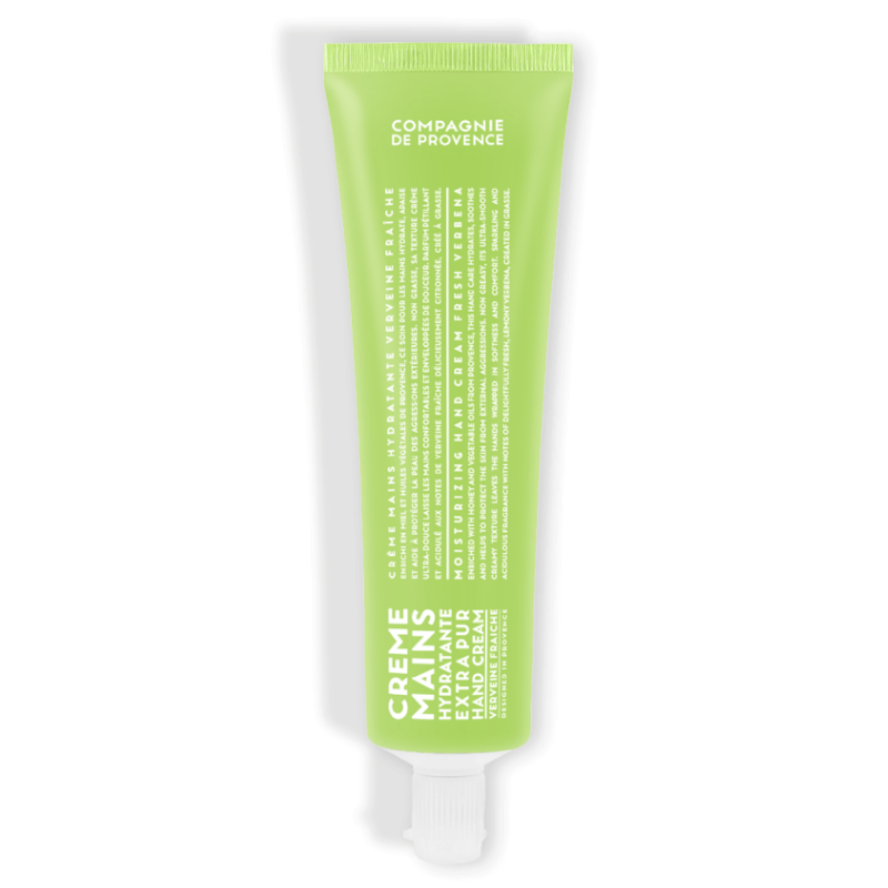 HAND-CREAM-100ML-FRESH-VERBENA Grüne Tube Handcreme 'Fresh Verbena' von Compagnie de Provence, 100 ml.